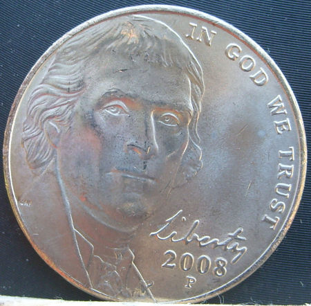 6-Coins-Jefferson-Nickel-2008-P-No-Dw-Designer-Initials